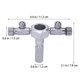 thumbnail image 2 of KALLORY Conector 2 En 1 Para Co2 En Acuario Color Plata Con Y Metálico, 2 of 7