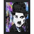 thumbnail image 2 of Stephen Chambers 19x24 Black Modern Wood Framed Wall Art Titled - Charlie Chaplin 9, 2 of 6