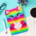 thumbnail image 4 of Carnet Mignon Fille Motif Chat Dessin Animé Carnet en Peluche pour Enfants Filles Cadeau, 4 of 8