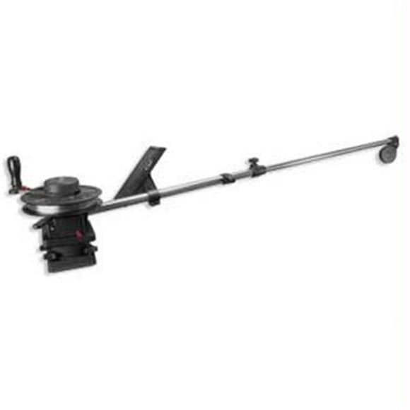 Scotty 1091 Telescoping 60 Longarm Combo Manual Downrigger with Swivel Base