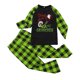 thumbnail image 2 of Conjuntos de pijamas navideños familiares a juego Grinch 2024, pijama de Grinch con parte superior y pantalones de pijama a cuadros, pijama de Grinch para niños y adultos para la familia, 10 Años, 2 of 3
