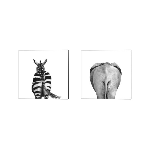 Great Art Now Back Up Plan by Victoria Borges 2 Piece Canvas Art Set Each 14W x 14H