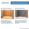 thumbnail image 6 of DreamLine SlimLine 34 in. D x 54 in. W x 2 3/4 in. H Center Drain Single Threshold Shower Base in Biscuit DLT-1134540-22, 6 of 6