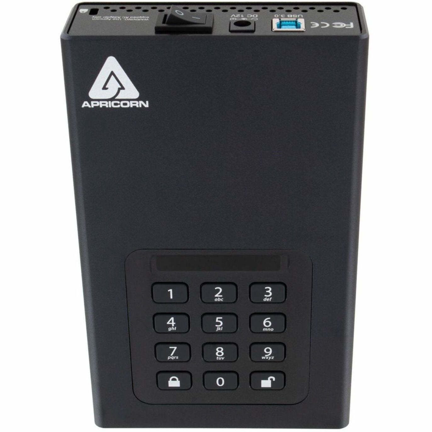 Apricorn Aegis Padlock DT 22 TB Desktop Hard Drive, 3.5" External, TAA Compliant