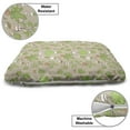 thumbnail image 3 of Plants Pet Bed, Monstera Cactus Succulent Small Trees Ivy Flower Rhythmic Print, Chew Resistant Pad for Dogs and Cats Cushion with Removable Cover, 24" x 39", Sepia Green, by Ambesonne, 3 of 4
