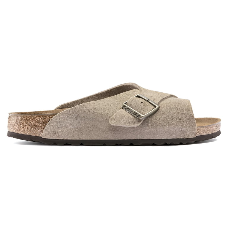 BIRKENSTOCK Arosa Soft Footbed Suede Leather Sandal Slide