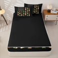 thumbnail image 4 of Manfei Rustic American Flag Zipper Twin Comforter Sets with Fitted Sheet and 2 Pillowcases,Retro Camo Zipper Bedding Set,Black Reversible,4pcs, 4 of 8