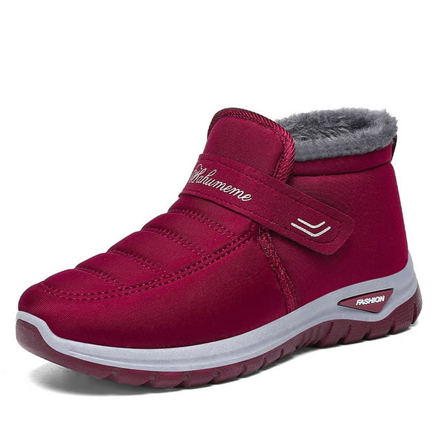 Men's winter large size plus velvet thickened cotton snow boots