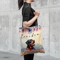 thumbnail image 4 of Freedom Rottweiler on Independence Day 4th of July All Over Print 3D Canvas Tote Bag Rottie Dog Lover Gifts Idea Reusable Handbag - 01005, 4 of 5