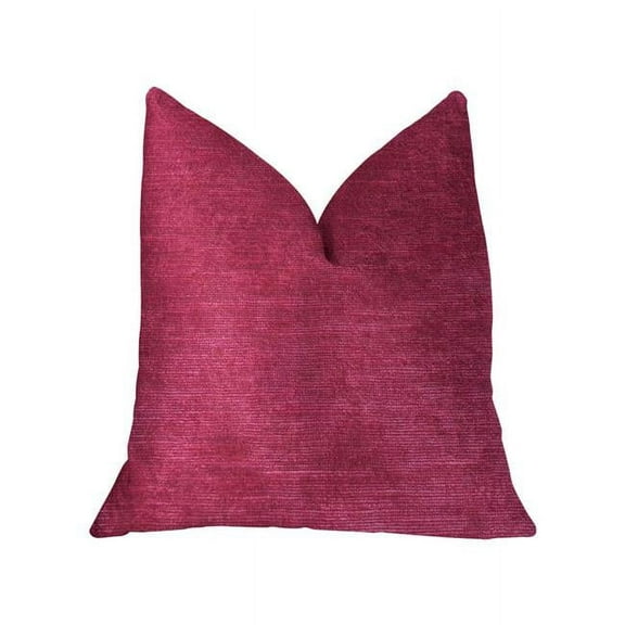 Lady Fuschia Pink Luxury Throw Pillow, 20 x 36 in. King