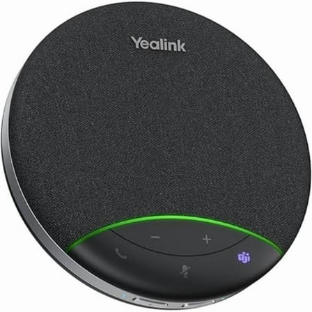 Yealink SP92 USB-C-A Bluetooth Speaker & Microphone with Dongle - Conference Speakerphone for Teams - Black