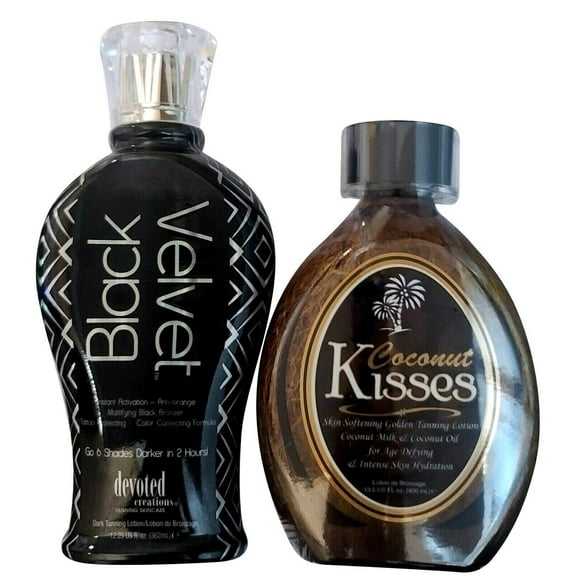 Black Velvet & Coconut Kisses Tanning Lotion