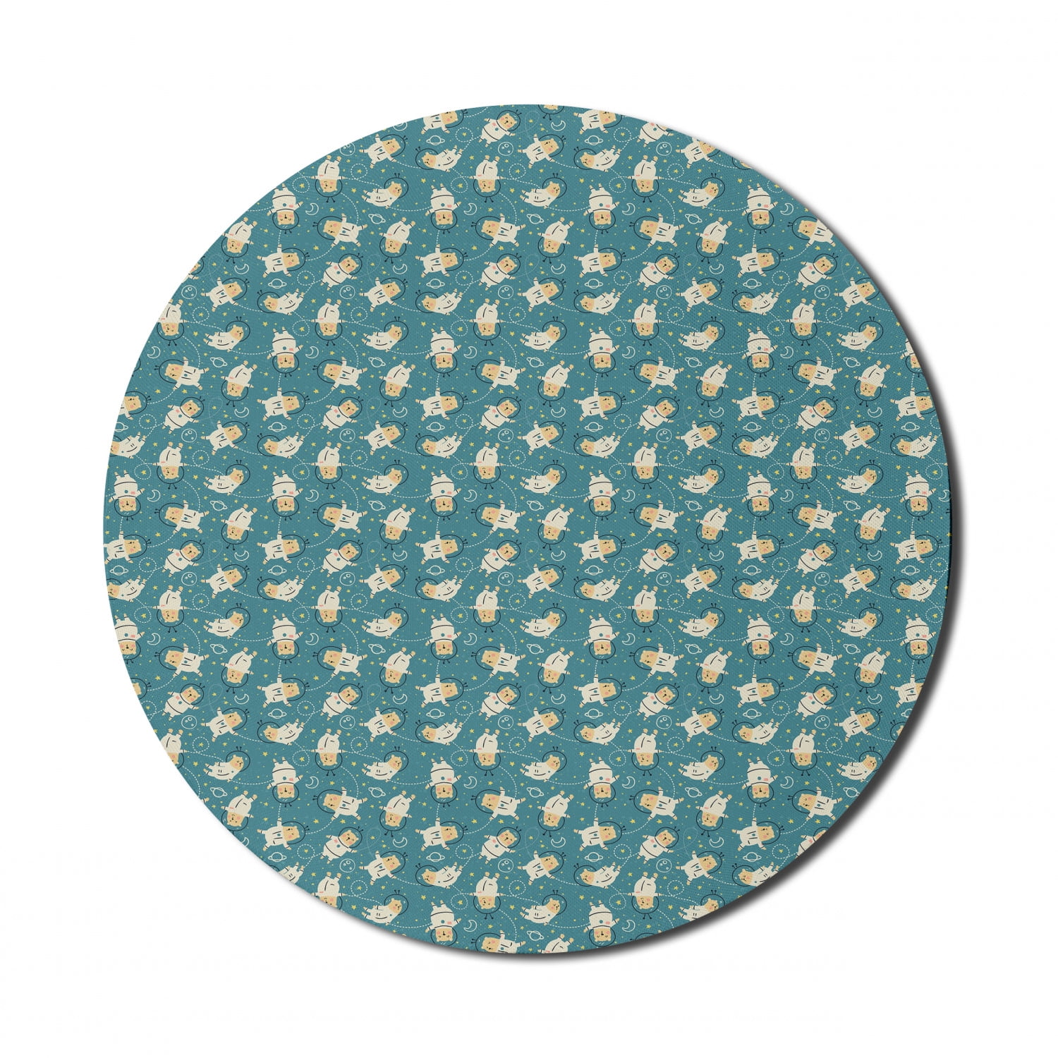 Space Mouse Pad for Computers, Stars and Astronaut Bears on a Slate ...