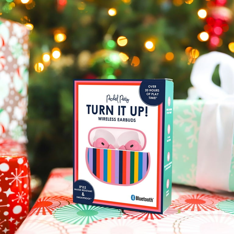 Packed Party 'Stripe It Rich' Bluetooth Wireless Earbuds