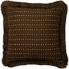 Better Homes and Gardens Diamond Square Pillow, Brown