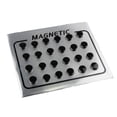 thumbnail image 4 of 12 pares de pendientes con clip para hombre / mujer, pendiente no perforado de 6 mm Yuyangstore Clip en aretes Ear Stud, 4 of 5