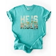 thumbnail image 7 of He Is Risen Christian Shirt for Women - Easter Faith Graphic Tee Seafoam Shirt Adult X-Large, 7 of 7