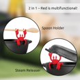 thumbnail image 3 of Red the Crab Kitchen Spoon Rest - Soporte para espátula para ollas y encimeras - Resistente al calor y sin BPA - Utensilios de cocina de silicona antideslizantes JM, 3 of 5