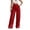 A-Wine150, variant on XIAOCHA Womens High Waist Tailored Pant Wide Leg Full Length Button Waist Trouser Smooth Elegant office Pants