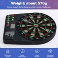 thumbnail image 5 of Electronic Dartboard -Game Set Automatic Scoring -Plate Board Sound Prompt Office Family Toys, 5 of 9