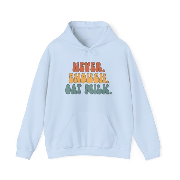 Oat Milk Hoodie Gifts Hooded Sweatshirt Pullover Shirt