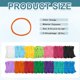 thumbnail image 2 of Uxcell 50 Pcs Bucles de Repuesto para Telar de Agarraderas, Bucles de Tejido Elásticos para Suministros de Manualidades DIY en Colores Arcoíris para Telar de 7", Naranja, 2 of 6