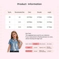 thumbnail image 5 of TSSOE Kids Girls Metallic Strap Tie Round Neck T-shirt Sparkly Short Sleeve Hip Hop Jazz Dance Crop Top Pink 10-14, 5 of 5