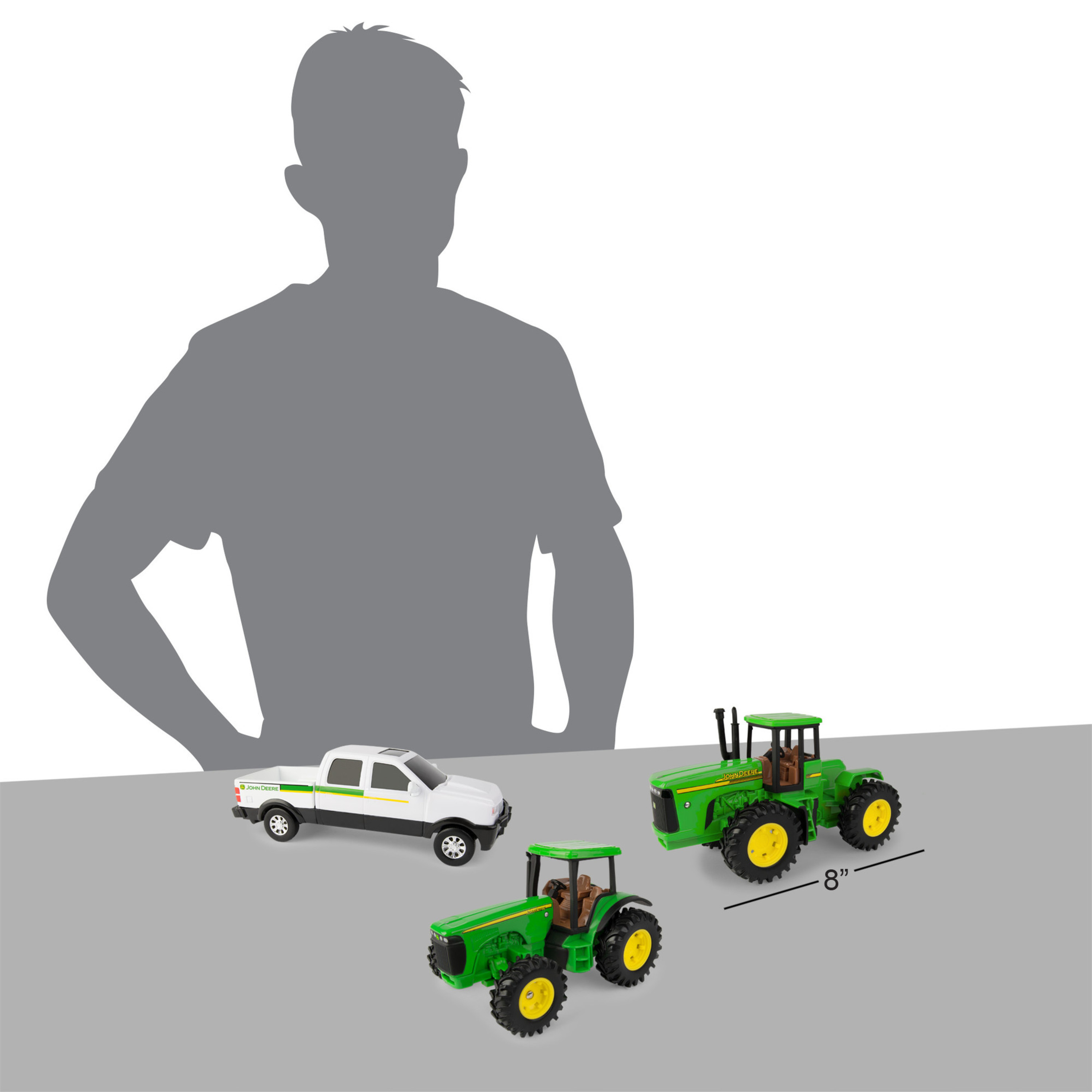 John Deere Vehicle Value Gift Set - Toy Pickup Truck And Two Toy Tractors, 3 Pack - image 2 of 3