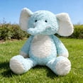 thumbnail image 2 of syligr 18 Inch Fluffy Elephant Plush Toy, Soft Pastel Stuffed Animal, Cute Elephant Stuffed Doll, Huggable Plushie for Sleeping Decor, Vintage Plush for Bedroom Shelf, Birthday Gift for Girls Boys, 2 of 6