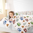 thumbnail image 4 of Erosebridal Colorful Camping Camper 7pcs Bedding Comforter Set For Kids,Boys Rustic Adventure Queen Bedding Sets,Reversible, 4 of 7