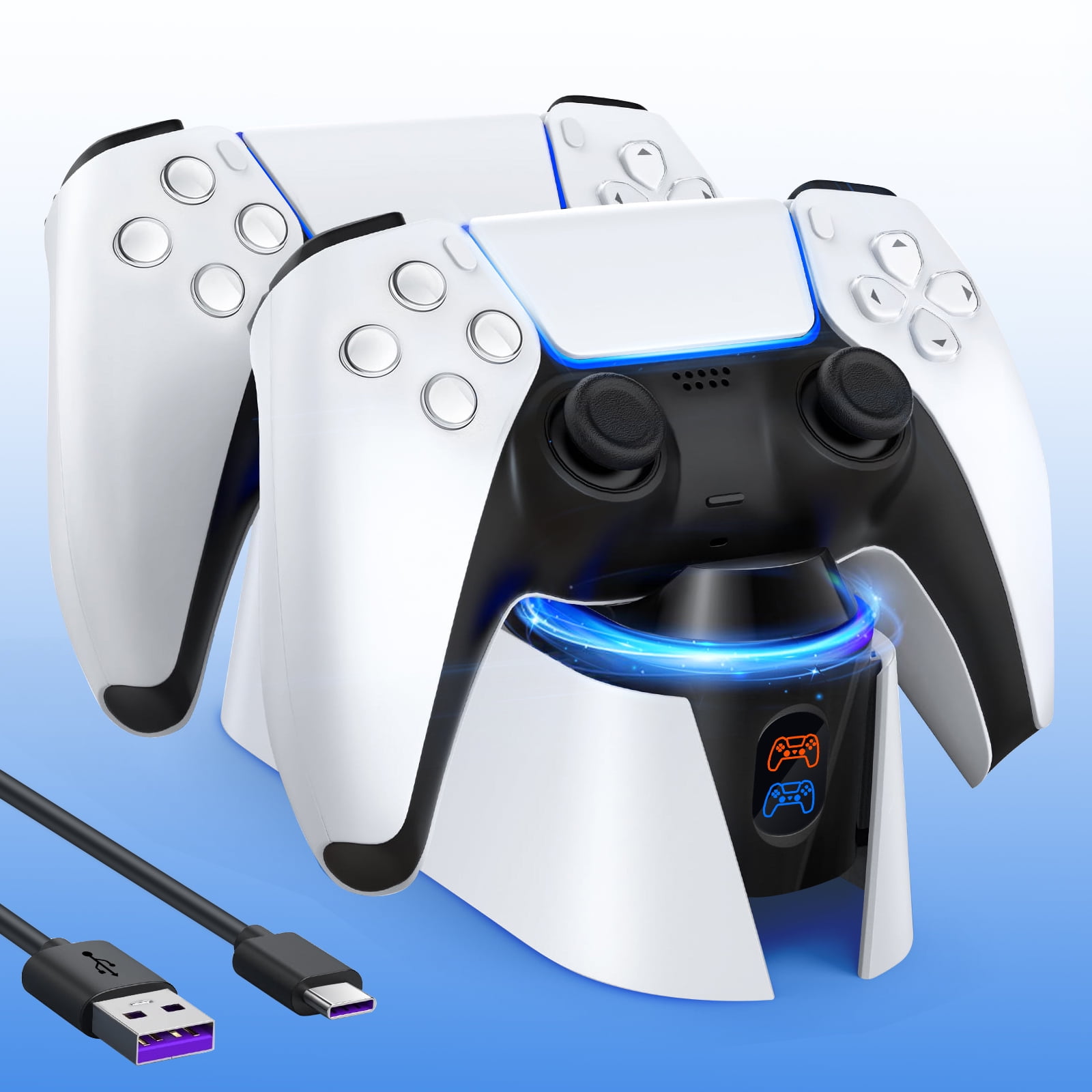 ETEPEHI PS5 DualSense Controller Charging Dock photo 6