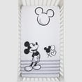 thumbnail image 2 of Disney Mickey Mouse - Grey, Ivory and Black Photo Op Fitted Crib Sheet, 2 of 4