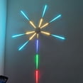 thumbnail image 4 of Luces Starburst con control remoto, cadena de luces LED navideñas con Bluetooth, fuegos artificiales LED para decoración de jardines interiores y exteriores, fiestas de bodas (B), 4 of 5