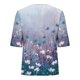 thumbnail image 4 of Blusas de Manga Corta para las Mujeres, Moda Verano Impreso, Blusas de Cuello Redondo, Chaqueta de Manga Corta para las Mujeres, 4 of 7