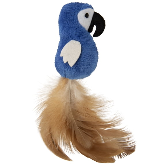 Instincts by SmartyKat Chatty Chirp HappyNip Silvervine & Catnip Plush Bird Electronic Sound Cat Toy