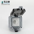thumbnail image 2 of French 16A Outdoor Socket IP66 Waterproof Splash-proof Power Outlet Weatherproof Switch Socket for Balcony Garden Backyard, 2 of 9