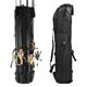 thumbnail image 5 of Bolsa de almacenamiento cilíndrica negra para cañas y carretes, ideal para aventuras portátiles y pesca al aire libre, 5 of 8
