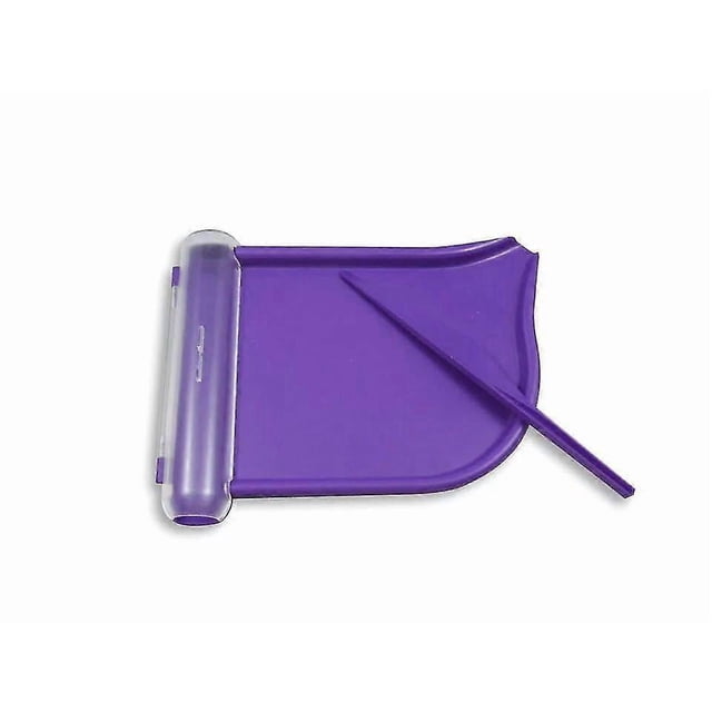 Jinyi Pill Counting Tray With Spatula Clear Chute Cover(1pc, Purple)