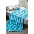 thumbnail image 4 of Blue Fleece Twin Blanket 60X80 100% Polyester, 4 of 5