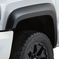 Bushwacker by RealTruck Extend-A-Fender Extended Front & Rear Fender Flares | 4-Piece Set, Black, Smooth Finish | 40986-02 | Compatible with 2020-2022 Chevrolet Silverado 2500 HD/3500 HD Fleetside