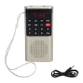 thumbnail image 3 of Radio, L‑328 Mini Radio FM Radio con Reproductor M Radio FM Máxima Comodidad, 3 of 8