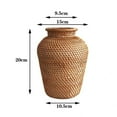 thumbnail image 2 of Xiao Hua rattan vase, flower pot holder, plant storage, willow flower vase decoration, dried flower decoration, flower pot, 1 piece, 2 of 4
