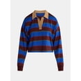 thumbnail image 5 of Netflix Stranger Things Cotton Rugby Polo from No Boundaries, Women’s and Women’s Plus, 5 of 6