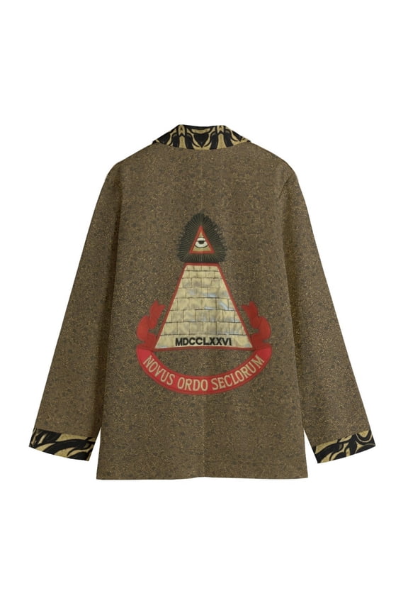 Desperately 80s Susan Pyramid COTTON Jacket: Men's Retro Streetwear Blazer for Halloween o - 3XL