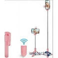 thumbnail image 1 of Innotech SC Trípode para Selfies de 42" con Control Remoto Inalámbrico Bluetooth y Luz de Relleno LED Desmontable para Teléfonos Inteligentes, Trípode para Selfies Extensible 3 en 1, Soporte para Teléfono y Rosa, 1 of 10