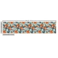 thumbnail image 3 of Ambesonne Tropical Fabric by the Yard Upholstery, Strelitzia Reginae Art, 2 Yards, Burnt Sienna and Jade Green, 3 of 5