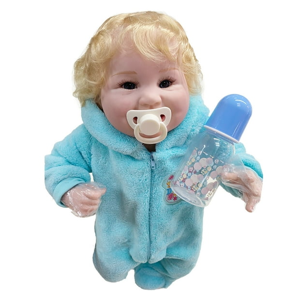 Muñeco de bebé realista Reborn de silicona suave de cuerpo completo Irfora Tipo 1