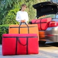 thumbnail image 3 of Paokuoon Storage Bag For Blankets Large Capacity Waterproof Oxford Storage Bags 2Pcs Moving Storage for Clothes Blankets Toys, 3 of 6