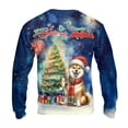 thumbnail image 2 of Merry Christmas and Happy New Year Santa Shiba Inu Holiday Xmas Winter 2025 All Over Print 3D Sweatshirt Unisex Merch Shibas Dog Lovers Gifts Idea - 00024, 2 of 6