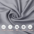 thumbnail image 5 of Lidoloka Luxury 2Pcs Bamboo Rayon Pillowcases Set Queen Size for Adult,Cool&Soft,20"x30",Gray, 5 of 5
